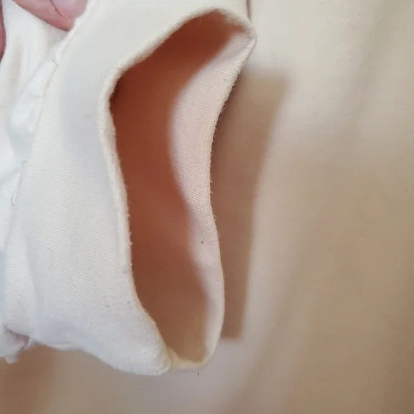 PRINCESS POLLY OVERSIZE SHIRT PULLOVER  CREW NECK LONG SLEEVES CREAM WOMENS (2) - Picture 13 of 16